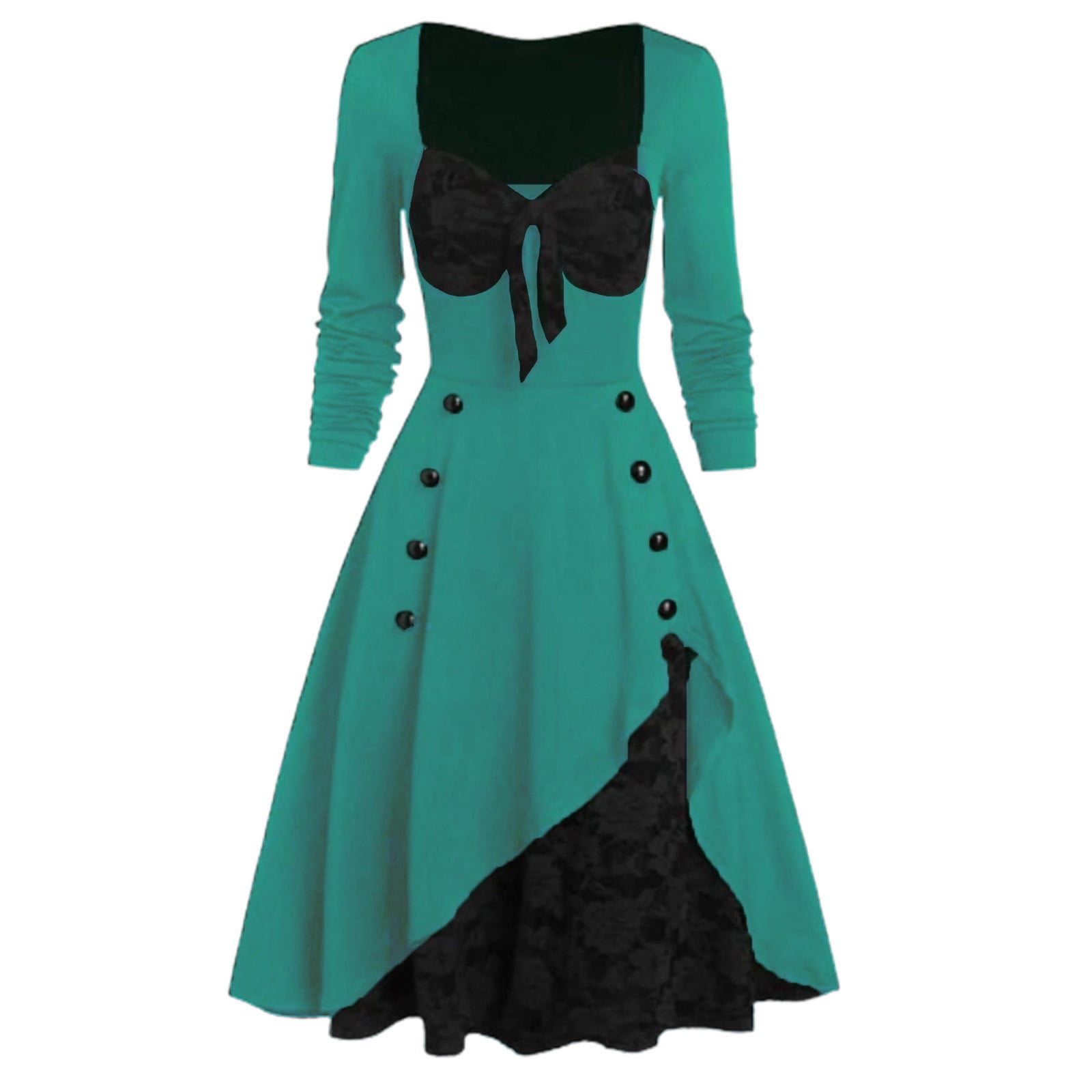 1940s long sleeve dress