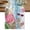 LightBLue, variant on Summer Flamingo Table Runner, Tropical Plants Botanical Floral Pink Plaid Washable Cotton Linen Table Runners 36 Inches Long, Dresser Scarf Runner for Nightstand/End Tables/Round Tables 13''x36''