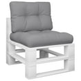 thumbnail image 3 of vidaXL Chair Cushion 2 Pcs Outdoor Patio Pallet Seat Cushion Sofa Pad Fabric, 3 of 9