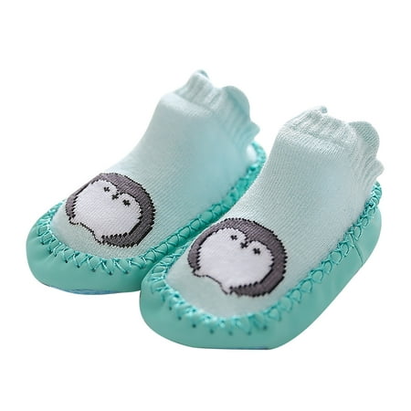

QWERTYU Baby Toddler Girl Boy Spring Summer Fall First Walkers Shoes Newborn Infant Cartoon Slippers Non-Slip Floor Socks 0-2Y 14