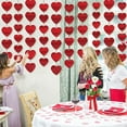 thumbnail image 3 of AYYUFE 12 String Love Garland Double Sided Wide Application PVC Shiny Mini Heart Shape Banner Decor Valentine's Day Accessories, 3 of 6