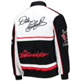 thumbnail image 3 of Men's JH Design Black/White Dale Earnhardt Twill Uniform Full-Snap Jacket, 3 of 5