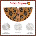 thumbnail image 4 of Daiia Snake Drawing Merry Christmas Tree Skirt , Xmas Large Lace-up Tree Skirt, Santa Snowflakes Rustic Home Decorations New Year Party Farmhouse Decor-48", 4 of 7