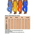 thumbnail image 2 of Women's Jumpsuits Casual Long Rompers Wide Leg Baggy Bibs Overalls Harem Pants Plus Cotton Linen Jumpsuits Ladies Summer Bandage Jumpsuit S-5XL, 2 of 3