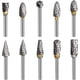 thumbnail image 1 of 10 Pcs Metal Milling Cutter for Milling Machine 3mm Double Cut Tungsten Rotary Burrs Straight Grinder Cutter for Rotary Tools Processing Grinding Engr, 1 of 5