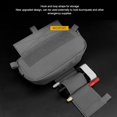thumbnail image 4 of HUGFEGWE Multi Functional Waist Pack, Wearproof Waist Pack Stain Resistant Hook and Loop Straps Double Open Zipper for Training (Grey) CJB91-49871, 4 of 8