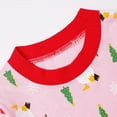 thumbnail image 5 of Kiijoy Toddler Girls Christmas Pajamas Penguin Print Long Sleeve Top Pants Sleepwear Set, 5 of 5