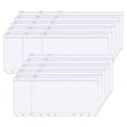 thumbnail image 1 of FloreceBien - Sobre para presupuestos en efectivo con 6 orificios, tamaño A6, transparente, con cremallera, para rotafolios, carpeta de PVC impermeable, bolsa para documentos, 1 of 6