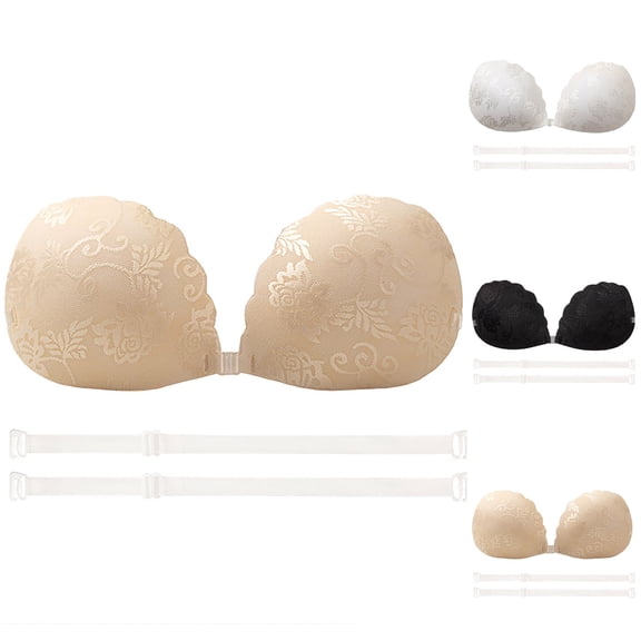 Avtoify Women Bridal Bra Summer Womens Bras Lace Upper Support Breathable Adhesive Thin Wear
