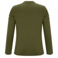 thumbnail image 5 of KeShDi Sport Coats for Mens Winter Coat Fashionable Men's Solid Color Long Sleeve Hoodless Casual Outwear Jackets Army Green M, 5 of 5