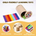 thumbnail image 3 of Juguetes Montessori para niños de 1 año o más, que combinan juguetes de clasificación de colores para niños de 18 meses y juguetes sensoriales para niños de 1 a 3 años, ayudan a los, 3 of 6