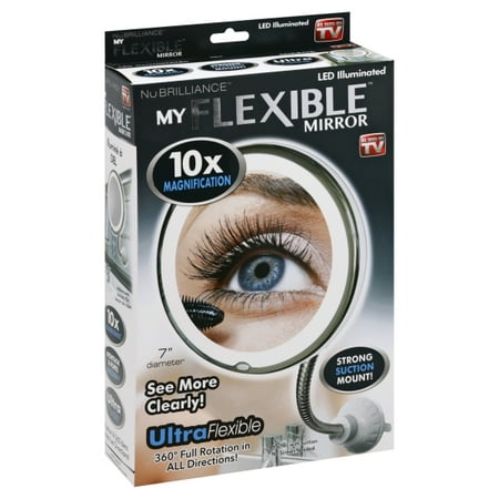 Mirrors Sale Online My Flexible LED-Illuminated Mirror, Distortion-Free 10x Magnification with Bendable Neck, As Seen on TV ()