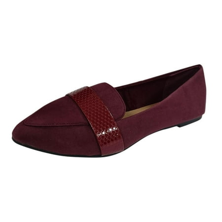 

Women s Ladies Flat Causal Shoes Singles Pointed Lazy Shoes Work Shoes
