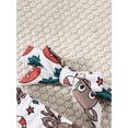 thumbnail image 5 of Christmas Clothes Baby Clothes Set 6M 12M 18M 24M 3 Pcs Sets Long Sleeve Romper Tops+Cartoon Print Pants+Headband Cotton Baby Clothing, 5 of 10