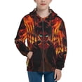 thumbnail image 2 of Attack On Titan Teens Sweatshirts Novelty Print Zip Up Hoodie Jacket Long Sleeve Hooded Sweatshirt Hoody Coat With Pocket Medium, 2 of 8