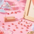 thumbnail image 4 of 1 Box 50PCS 10mm Pink Rose Flower Beads Carved Rose Beads Coral Shell Cinnabar Floral Loose Prayer Spacers for Jewelry Making Beading Bracelet, 4 of 6