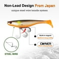 thumbnail image 7 of TRUSCEND Easy Catch Shadtale with BKK Hooks, Unique Vibrating Swim and Trembly Jigging Action for More Bites, Amazing Soft Fishing Lures for Bass Trout Crappie, Must-haves for Family Fishing, 7 of 7