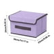 thumbnail image 3 of Caja de Almacenamiento Plegable de Tela de Lino con Tapa - Paquete de 2 Organizadores de Tela para Ropa, Juguetes y Organización Del Hogar, 36 X 25 X 23 Cm, Asas, Diseño Compacto, 3 of 4