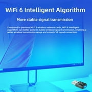Usb WiFi Bluetooth Adapter, 2-in-1 Usb AX900Mbps Wi-Fi 6 Bluetooth 5.4 Adapter for PC, Upgraded WiFi 6 Dual Band 2.4GHz 5GHz Wireless Network Dongle for Windows 11 10 Laptop Desktop, Plug n Play