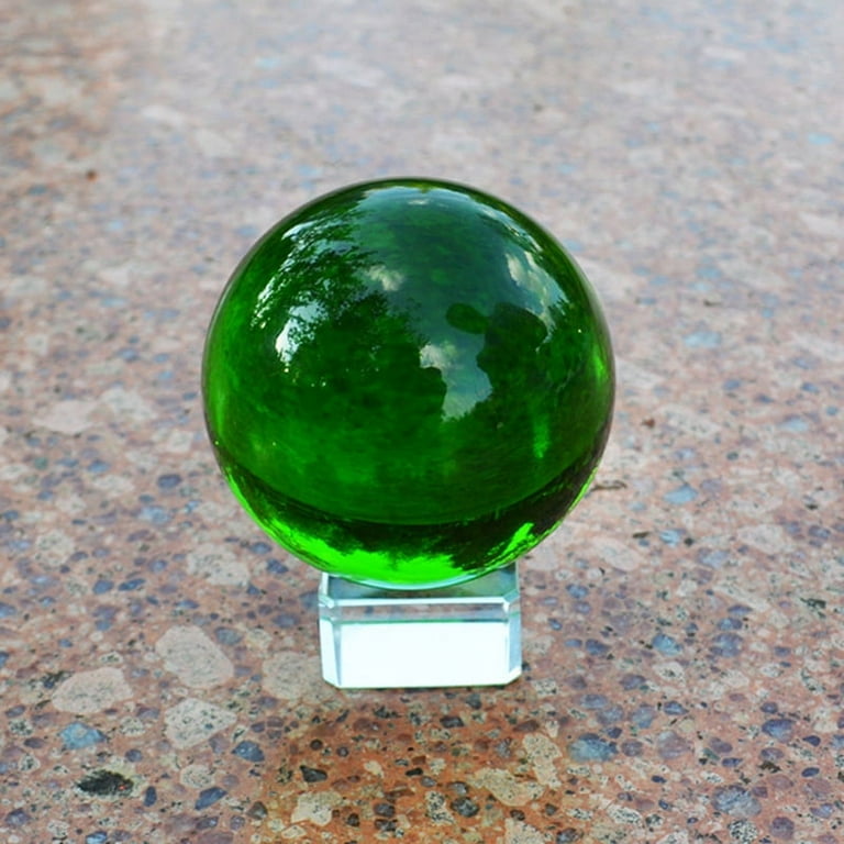 Green Asian Rare Natural Quartz Magic Crystal Healing Ball Sphere 40mm 