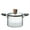 1.2L, variant on Glass Saucepan with Cover and Lids Heat- Resistant Glass Stovetop Pot Glass Soup Bowl pc pot handle Glass Cooking Pot Glass Cookware for Noodles Pasta Soup Milk