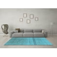 thumbnail image 3 of Ahgly Company Indoor Rectangle Oriental Light Blue Industrial Area Rugs, 8' x 12', 3 of 4