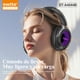 thumbnail image 4 of Audífonos Bluetooth EWTTO ET-A4044B, Tipo Diadema, Batería de 200mAh, Luz LED Púrpura – Ideal para Música, Gaming, Oficina o Exteriores, 4 of 7