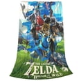 thumbnail image 3 of The Legend Of Zelda Throw Blanket Couch Bed Sofa Soft Lightweight Warm Cozy Flannel Fleece Bed Blanket For Kids Adults Gift Multiple Sizes Available 40"X30", 3 of 8