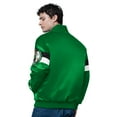 thumbnail image 2 of Men's Starter Kelly Green Boston Celtics Triple Option Varsity Full-Snap Satin Jacket, 2 of 2