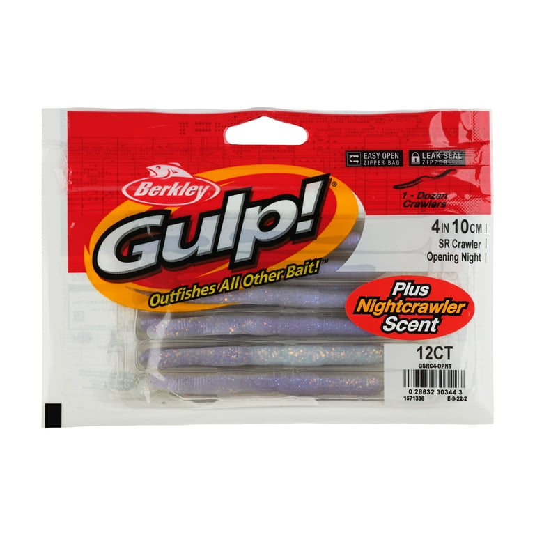 Gulp! SR Crawler Freshwater Soft Bait, Opening Night - Berkley Fishing