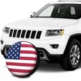 thumbnail image 4 of Flag of Italy Pattern Print Spare Tire Cover Wheel Protector Waterproof Dustproof Uv Resistant for Jeep Camping Travel Trailer Rv SUV and Many Vehicle Compatible Universal 15 Inch, 4 of 7