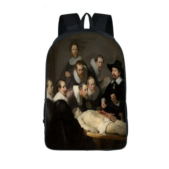 Starry Night Van Gogh Michelangelo Backpack for Teenage Girls Boys School Bags Children Bookbag School Backpack Women Backpack