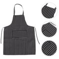 thumbnail image 1 of Greenadscape Delantal Impermeable Negro Con Bolsillos Para Cocina Y Domésticas Cómodo Y Duradero, 1 of 6