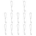 thumbnail image 4 of 12 ganchos metálicos con diseño de patrón para ropa industrial, para guardar ropa, para el hogar y para sastre. 220 mm x 44 mm, 4 of 9