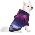 thumbnail image 2 of Balery Purple Moon Tree Night Sky Sudadera con Capucha para Perros Pequeños – Ropa para Mascotas, Disfraz para Perros y Gatos, Ideal para Fiestas y Cosplay-X-Small, 2 of 7
