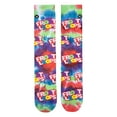 thumbnail image 5 of ODD SOX, Kellogg's Froot Loops, Tie Dye, Crew Socks for Men & Women, Large, 5 of 5