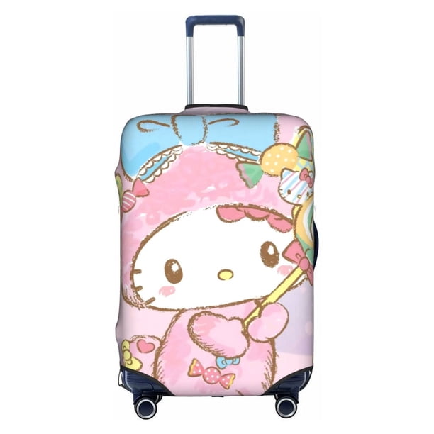 Sanrio Hello Kitty Funda De Equipaje Lavable Protector De Maleta Antiarañazos Para De 18 A 32 Pulgadas huangjie unisex
