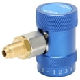 thumbnail image 2 of Adaptateur Rapide de Voiture A / C, Facile à Utiliser Excellent Matériel en Laiton Raccords Rapides Kit de Connecteurs pour Voiture, 2 of 8