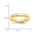thumbnail image 3 of 10k Yellow Gold Solid Polished Lightweight 4mm Standard Comfort-Fit Band Size 13 Ring -  Jewelry Gift for Mom, 3 of 4