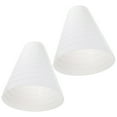 thumbnail image 1 of OULII 2Pcs Duct Adaptor Reducer PVC White Dryer Vent Connect Ventilation Systems Apartment, 1 of 7
