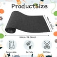 thumbnail image 2 of LUIISIS Cat Scratch Furniture Protector, 15.75" x 78.74" Couch Protector from Cat Claws, DIY Cat Couch Protector from Cat Claws for Leather,Wood,Textile Fabrics, 2 of 7