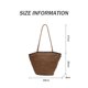 thumbnail image 5 of Bolso de hombro grande de paja para mujer, bolso de mano para playa, bolso de mano para verano, 5 of 5