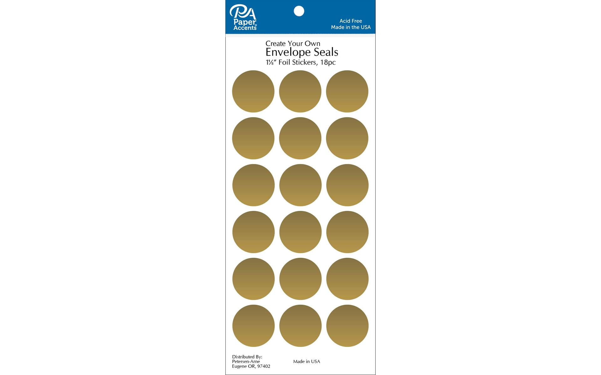 Foil Initial Envelope Seal #532-F Initial Invitation Seal Gold Foil Wedding Invitation Sticker