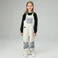 thumbnail image 4 of Staki Snowsuit Toddler Girl Snow Suit for Kids Winter Fleece Girls Windproof Snowboarding Warm Snowsuit 5T,6Y,7Y,8Y,9Y,10-12Y,12-14Y(White,6-7 Years), 4 of 8