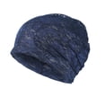 thumbnail image 1 of Qarigey Gorro de nailon y LICRA para mujer, gorros con estilo, accesorios ajustables para la cabeza, gorro de punto, tocado de otoño, azul Sombreros Azul Qarigey AP011230-01, 1 of 6