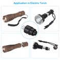 thumbnail image 5 of Unique Bargains 9mm Latching Push Button Switch, 6 Pcs 2 Pins DC 30V 0.5A On/Off Self Lock Electric Torch Tail Switch, Black, 5 of 5