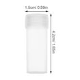 thumbnail image 2 of CTIRCHIU 100Pcs Transparent Sample Bottles with Caps for Liquid and Powder Storage Durable and Portable, 2 of 8