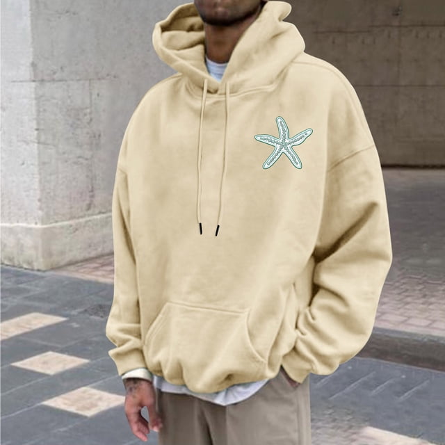 Sudadera con capucha para hombre, sudadera con capucha con letras estampadas, jersey de manga larga, sudadera con capucha para hombre, abrigo de poliéster
