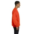 thumbnail image 2 of Champion Mens Double Dry Eco Fleece Crew, M, Orange, 2 of 4