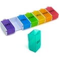 thumbnail image 6 of Pill Thing Weekly Pill Organizer, Large Compartments, 7 Day Rainbow Detachable Case for Medications, 6 of 7